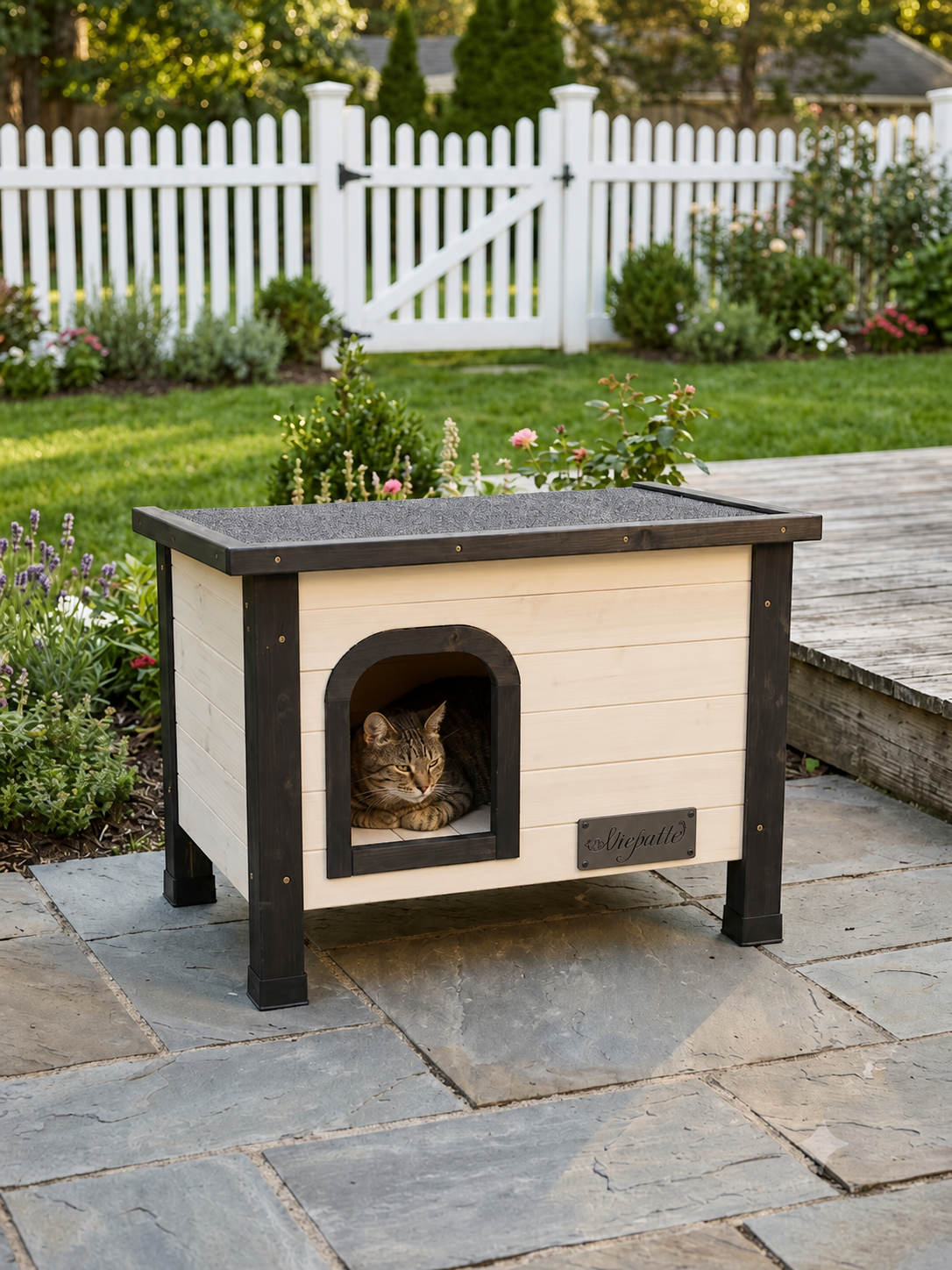Outdoor Cedar Cat House