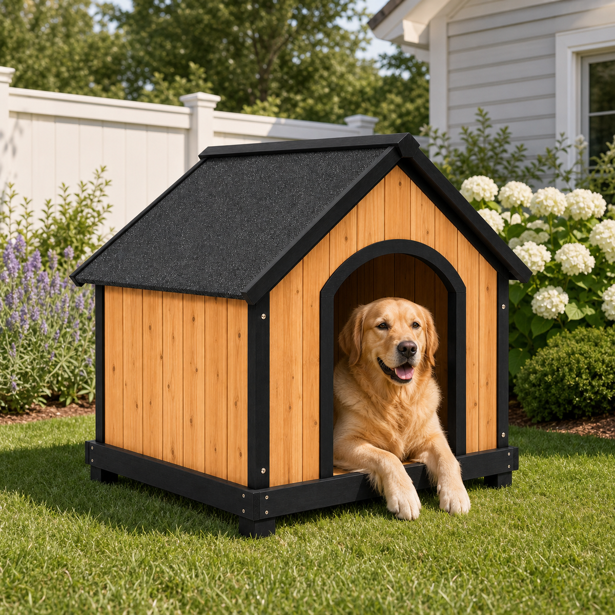 Outdoor Cedar Dog House