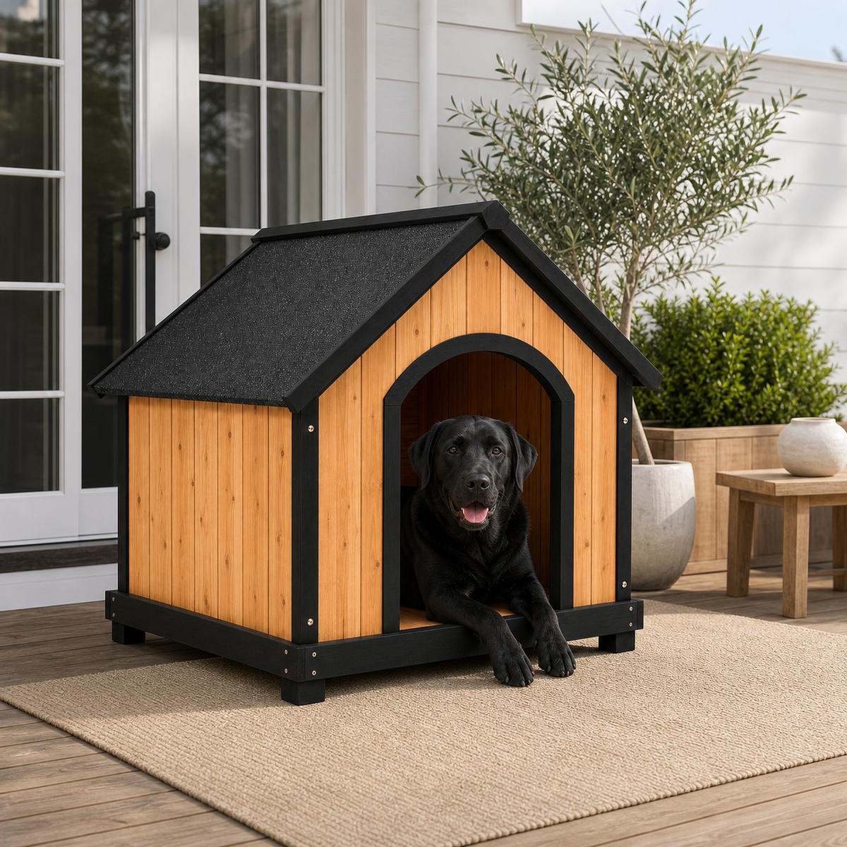 Outdoor Cedar Dog House