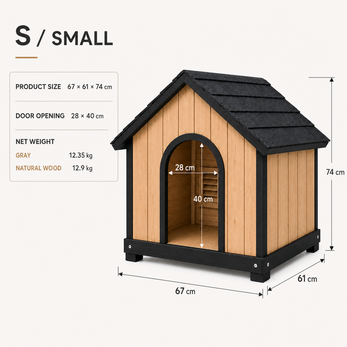 Outdoor Cedar Dog House